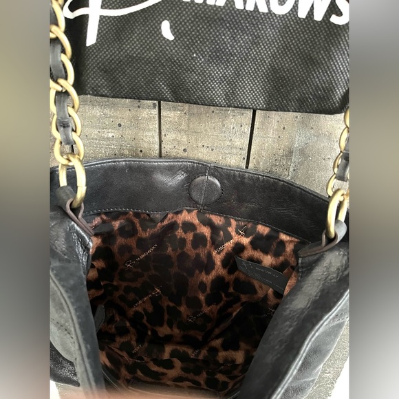 B. MAKOWSKY Leather Shoulder Bag Chain - Picture 3 of 10